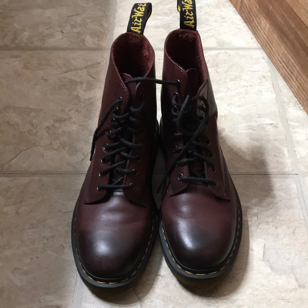 Cherry red Doc Martens